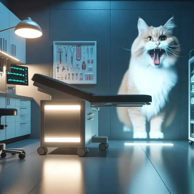 gato miando muito a noite